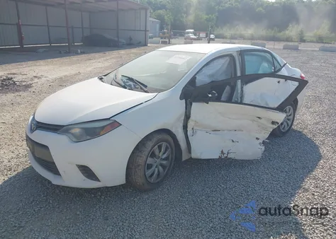 2016 Toyota Corolla Le z USA, uszkodzony, nr VIN 2T1BURHE0GC486214